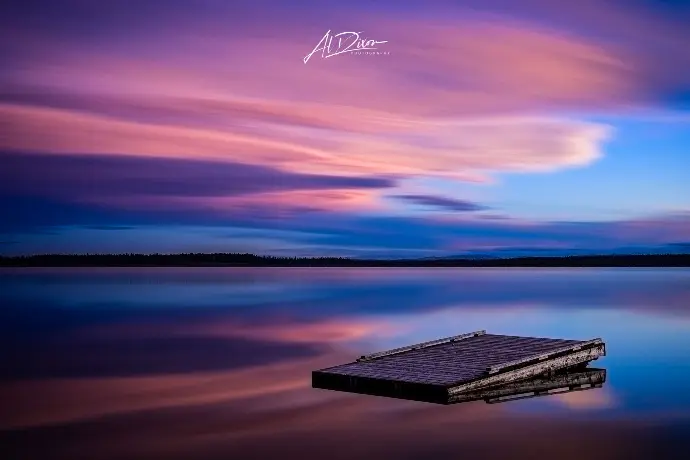 Magenta Sunset (12" x 18", 60lb. River Linen 2.0)