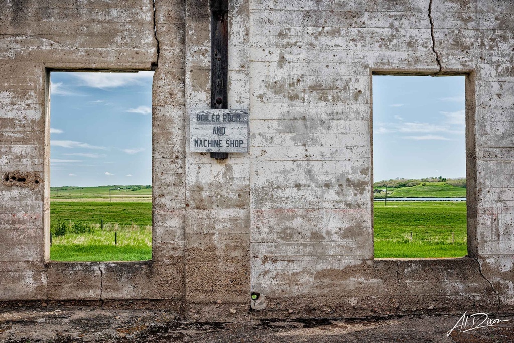 Boiler Room (12" x 18", 60lb. River Linen 2.0)